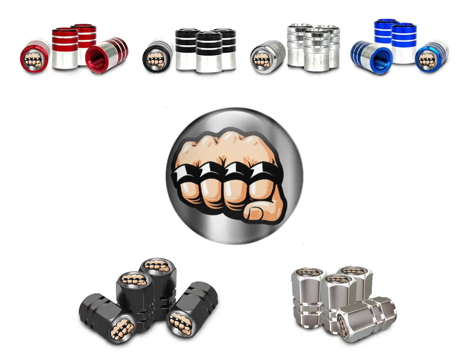 Rim Valve Stem Caps Motorcycle Sturdy